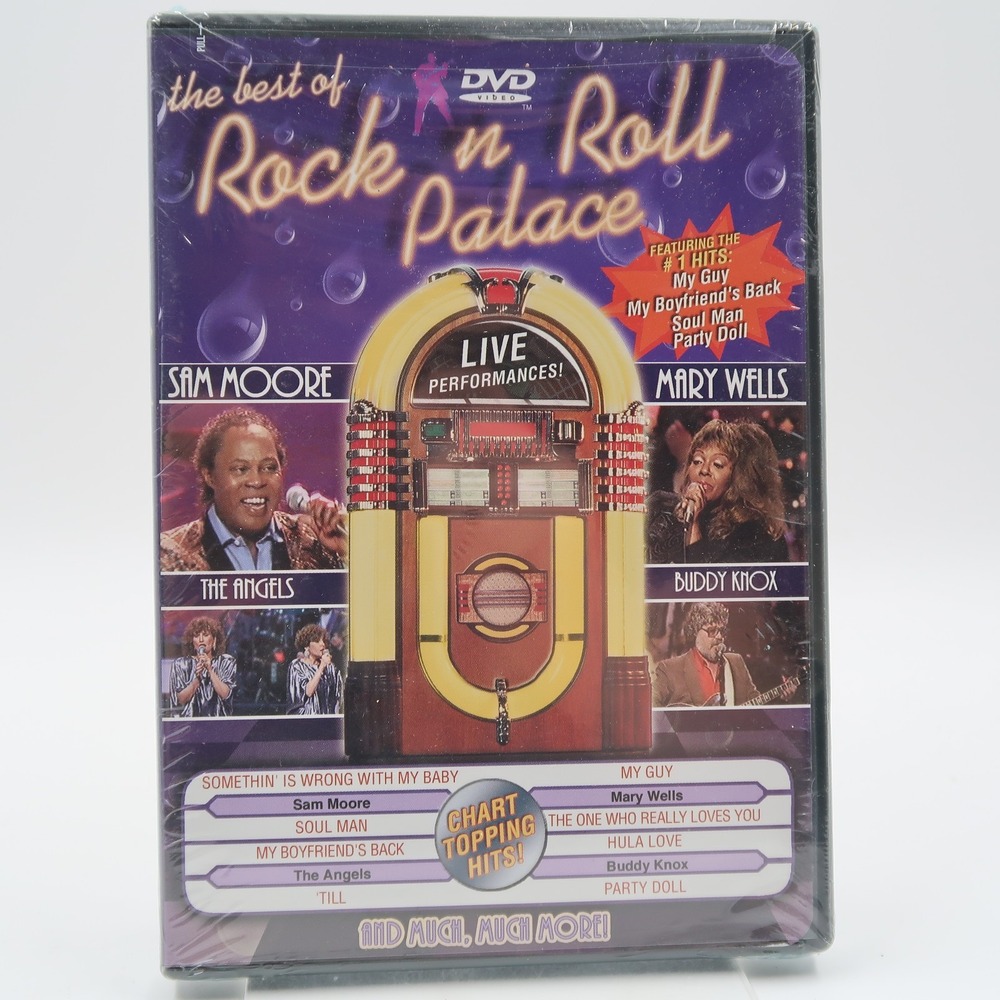 Rock n Roll Palace (DVD, 2003) Sam Moore Mary Wells The Angels Buddy Knox